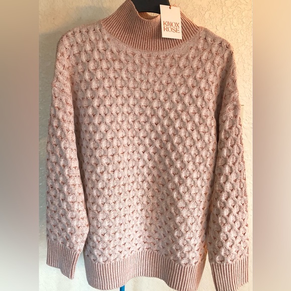 Knox Rose Sweaters - Knox Rose Women’s Textured Turtleneck Sweater — NWT, Size M